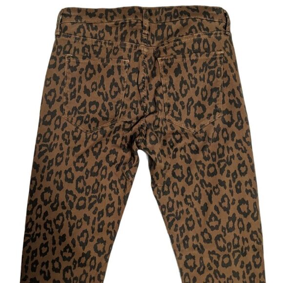 NWT BANANA REPUBLIC Skinny Crop Leopard Jeans 27 - Picture 9 of 10